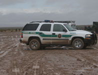 Border Patrol car